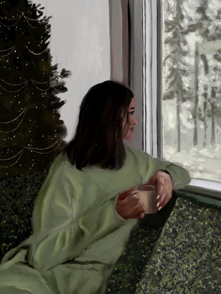 Útulné zimní ráno od Osheensgallery