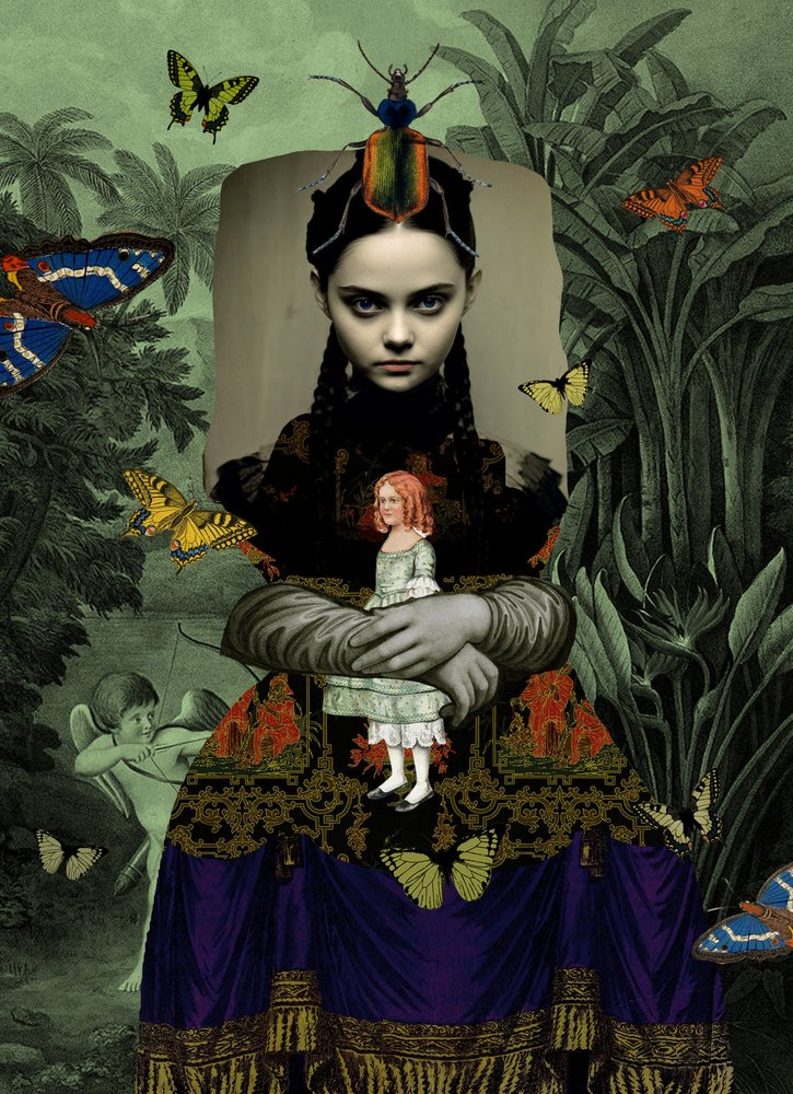 Surrealistická žena z džungle od Pascal Bouchet-Spiegel