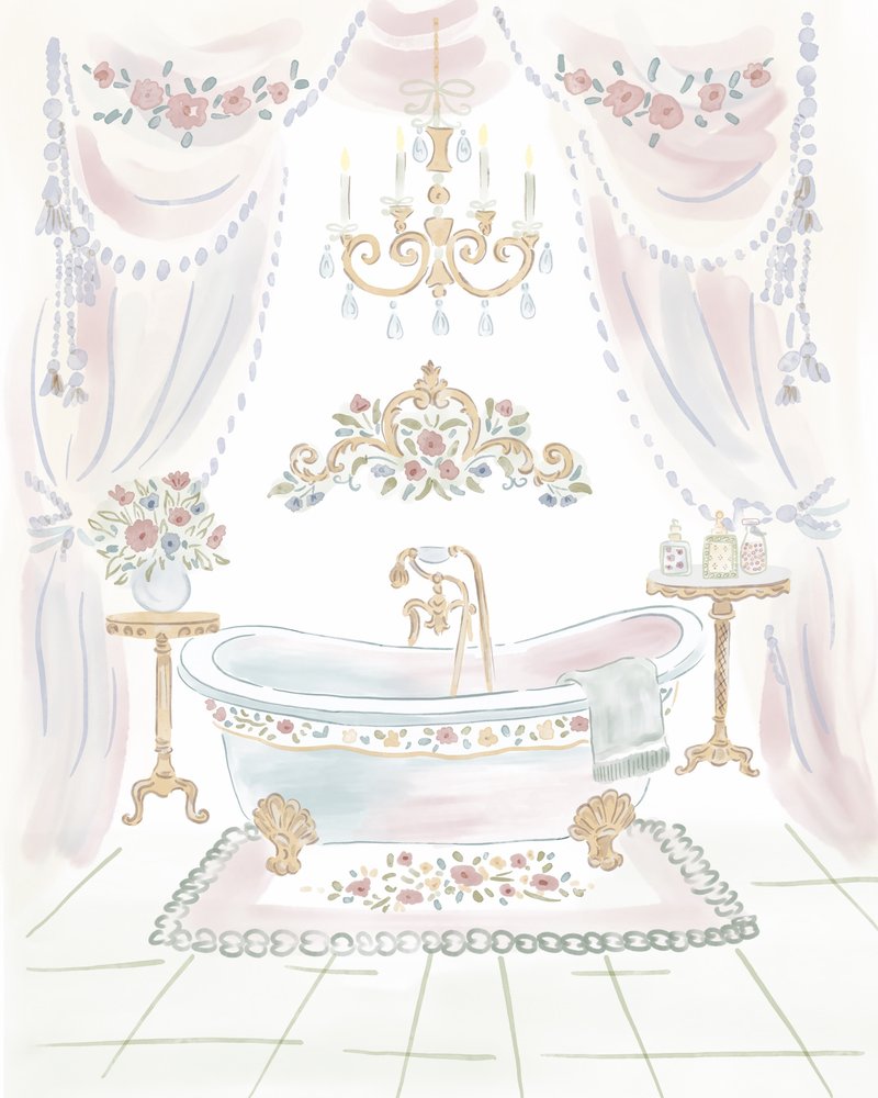 Koupelna ve stylu shabby chic od Radhika Modi