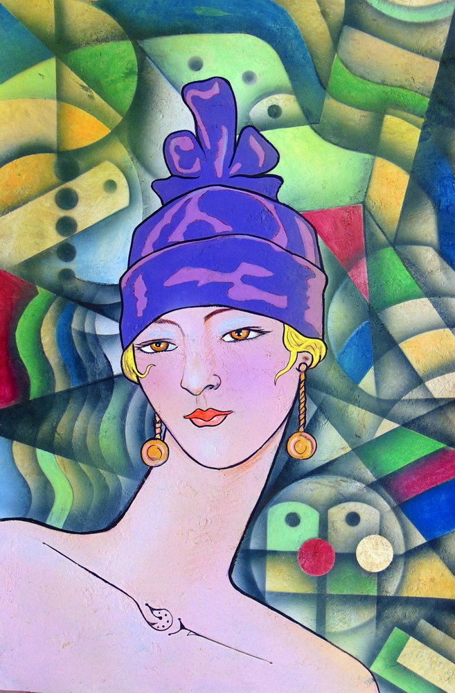 Elegantní žena ve stylu art deco od Ricardo Maya