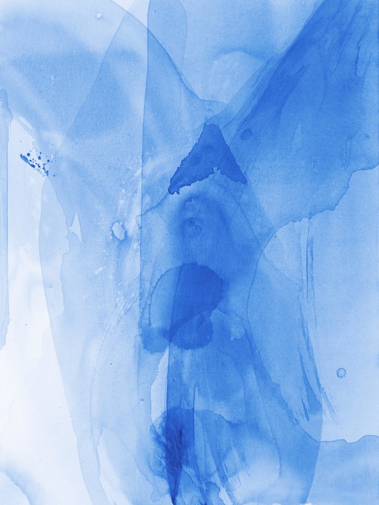 Abstrakt v odstínu Fluid Blue od RodMacIver