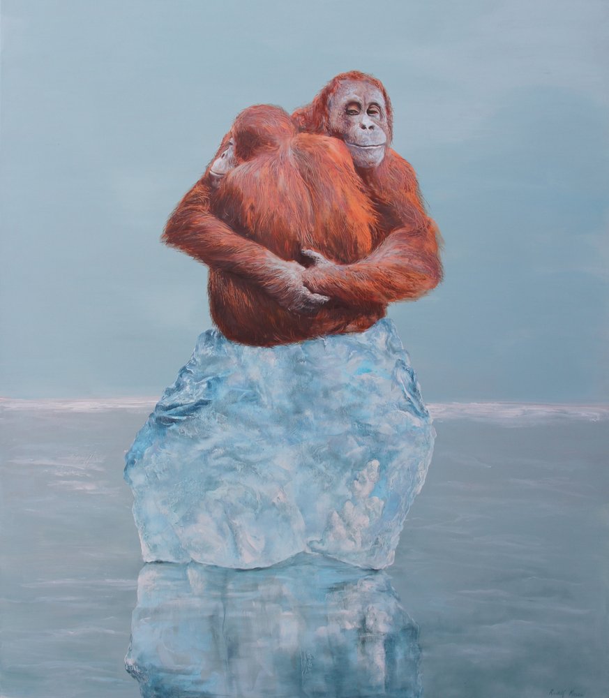 Orangutanovo ledové objetí od Rudolf Kosow
