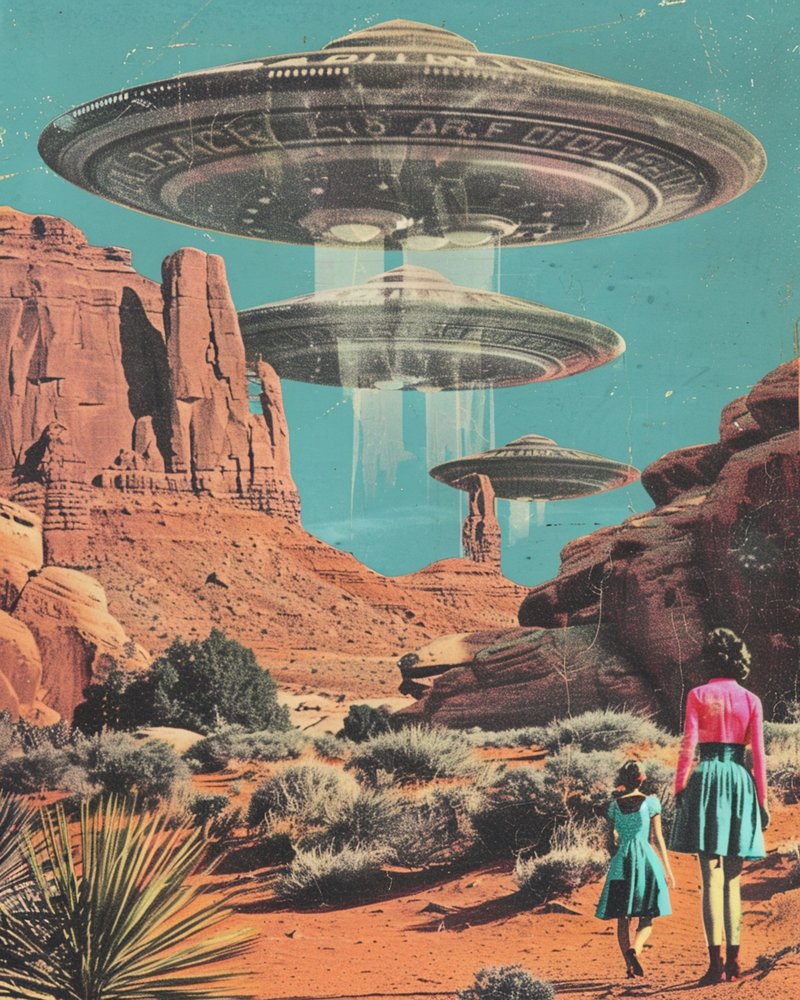 Setkání s UFO v poušti od Samantha Hearn