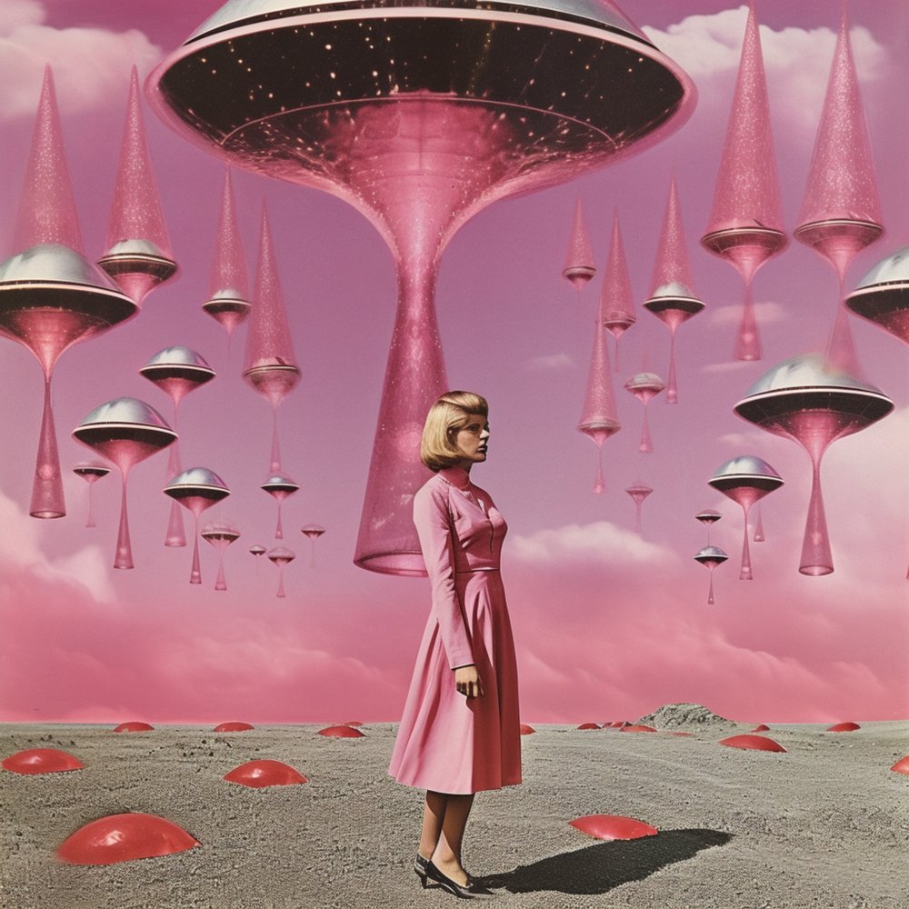 Retro sci-fi sen od Samantha Hearn
