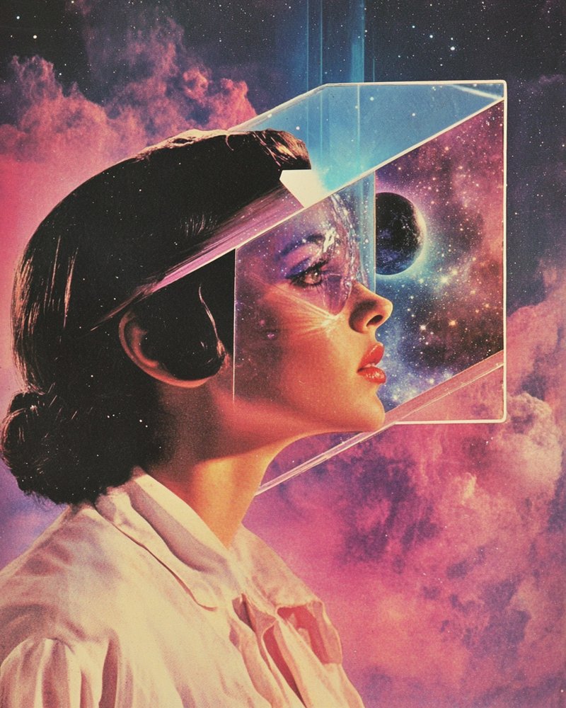Surrealistický kosmický pohled od Samantha Hearn