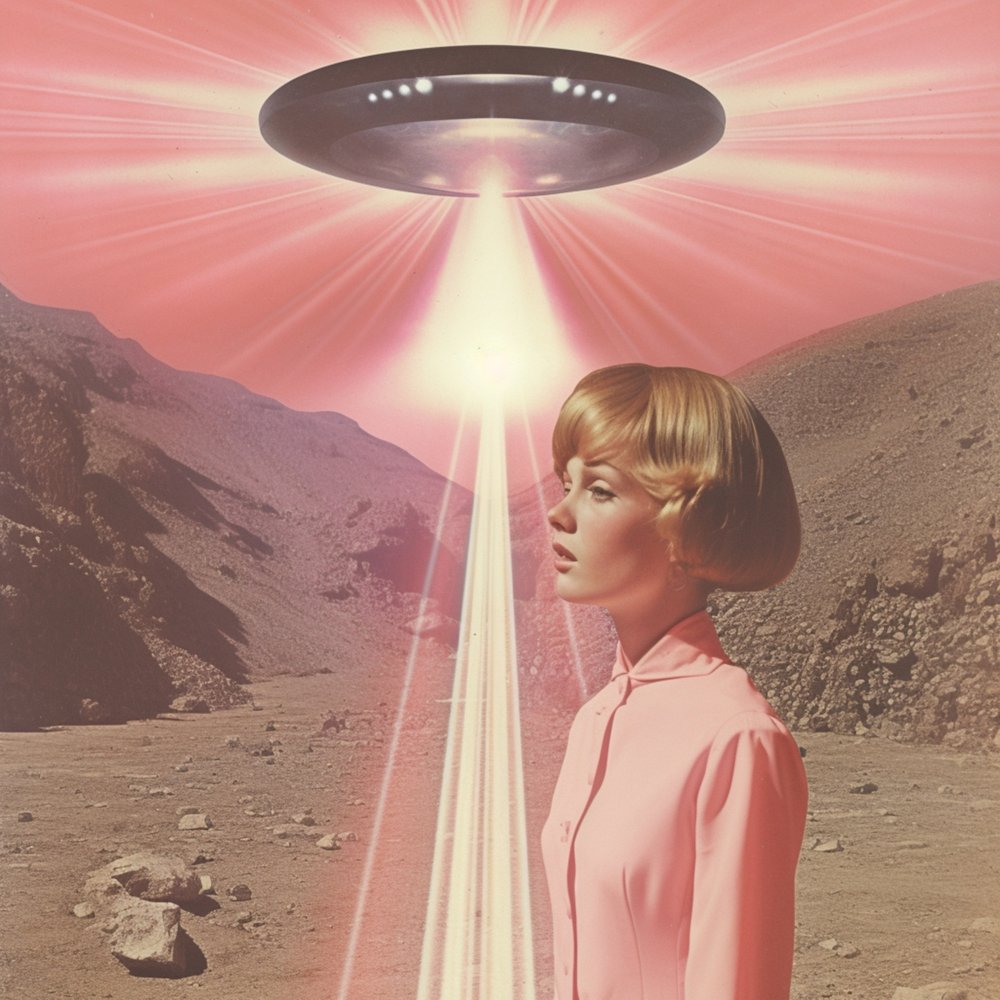 Žena pod paprskem UFO od Samantha Hearn