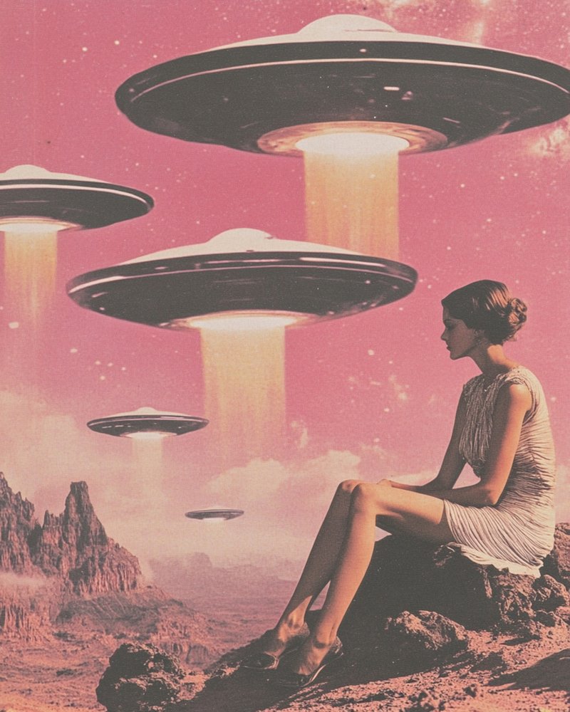 Žena zahlédla růžová UFO od Samantha Hearn
