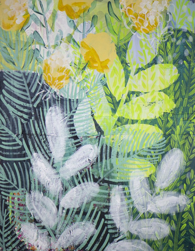 Bujné botanické vrstvy od Shelley Hampe
