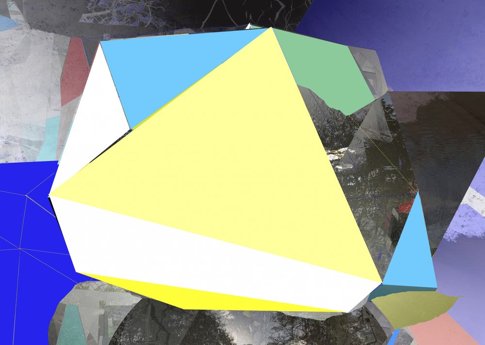 Abstraktní geometrická krajina od Stefan Fransson