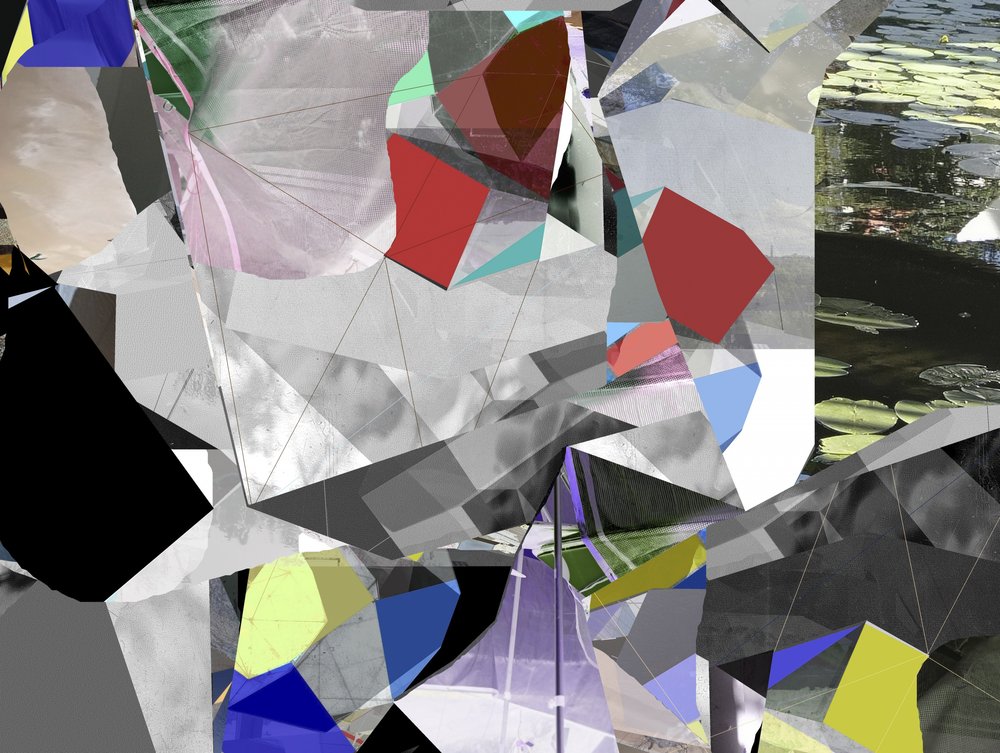 Abstraktní geometrická krajina od Stefan Fransson