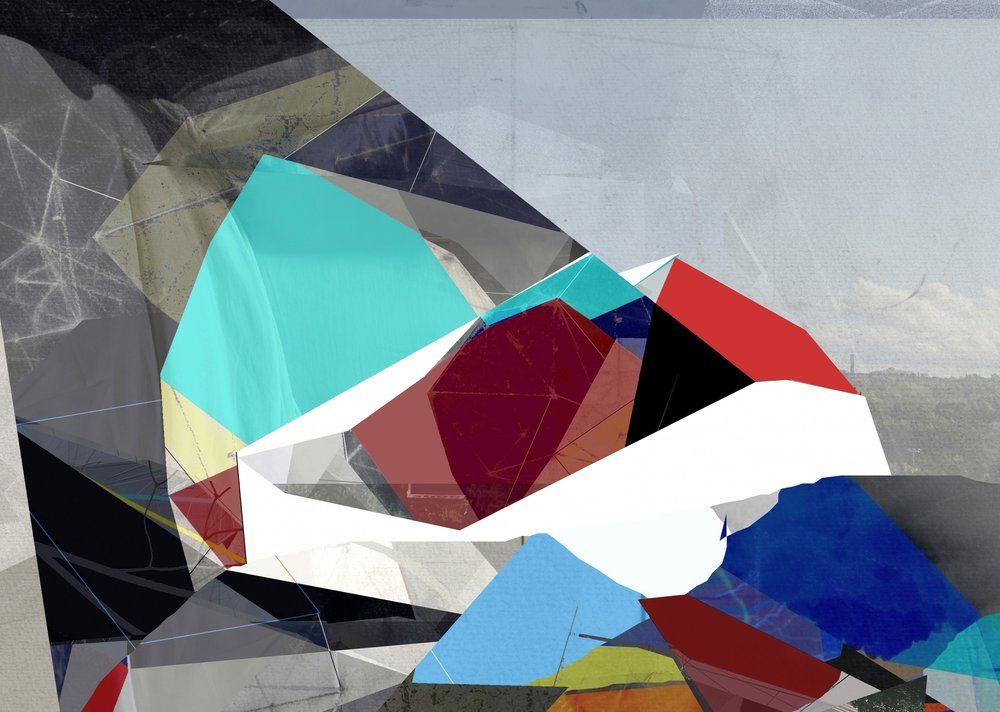Barevná geometrická abstrakce od Stefan Fransson