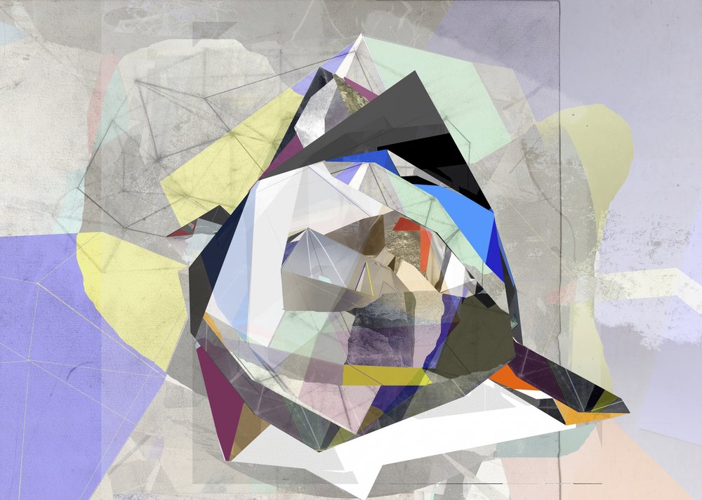 Geometrické vrstvy – Abstrakt od Stefan Fransson