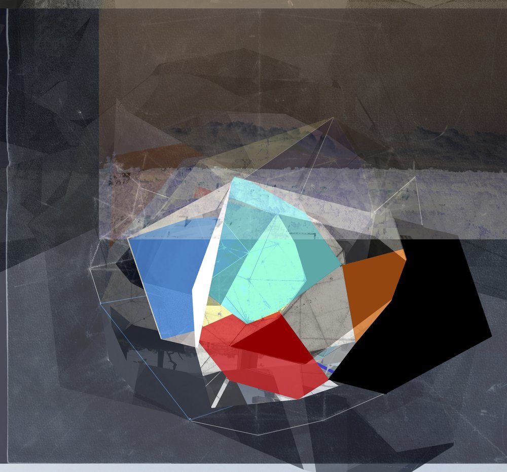 Vrstvené geometrické tvary od Stefan Fransson