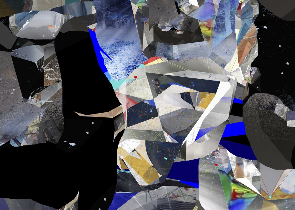 Shattered Blue – Abstrakt od Stefan Fransson