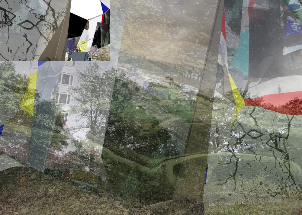 Surrealistická vrstvená městská krajina od Stefan Fransson