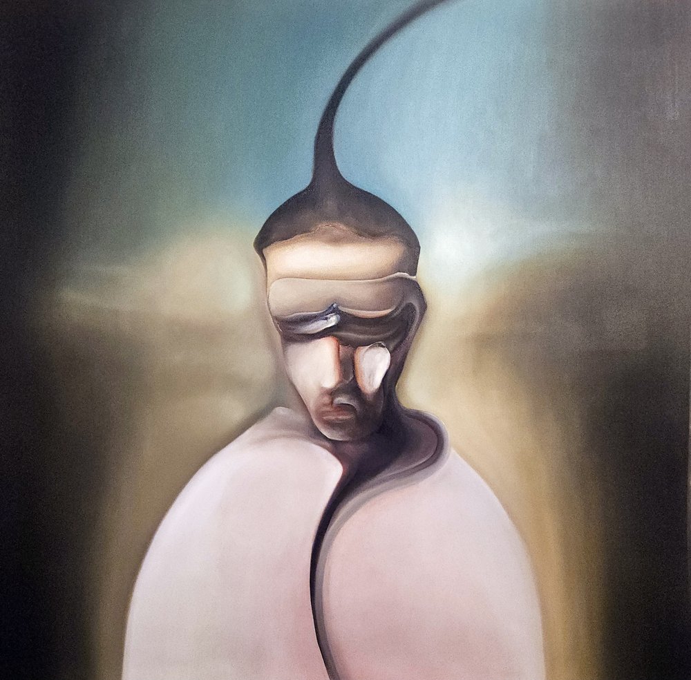Temná surrealistická postava od Stefano Mazzolini