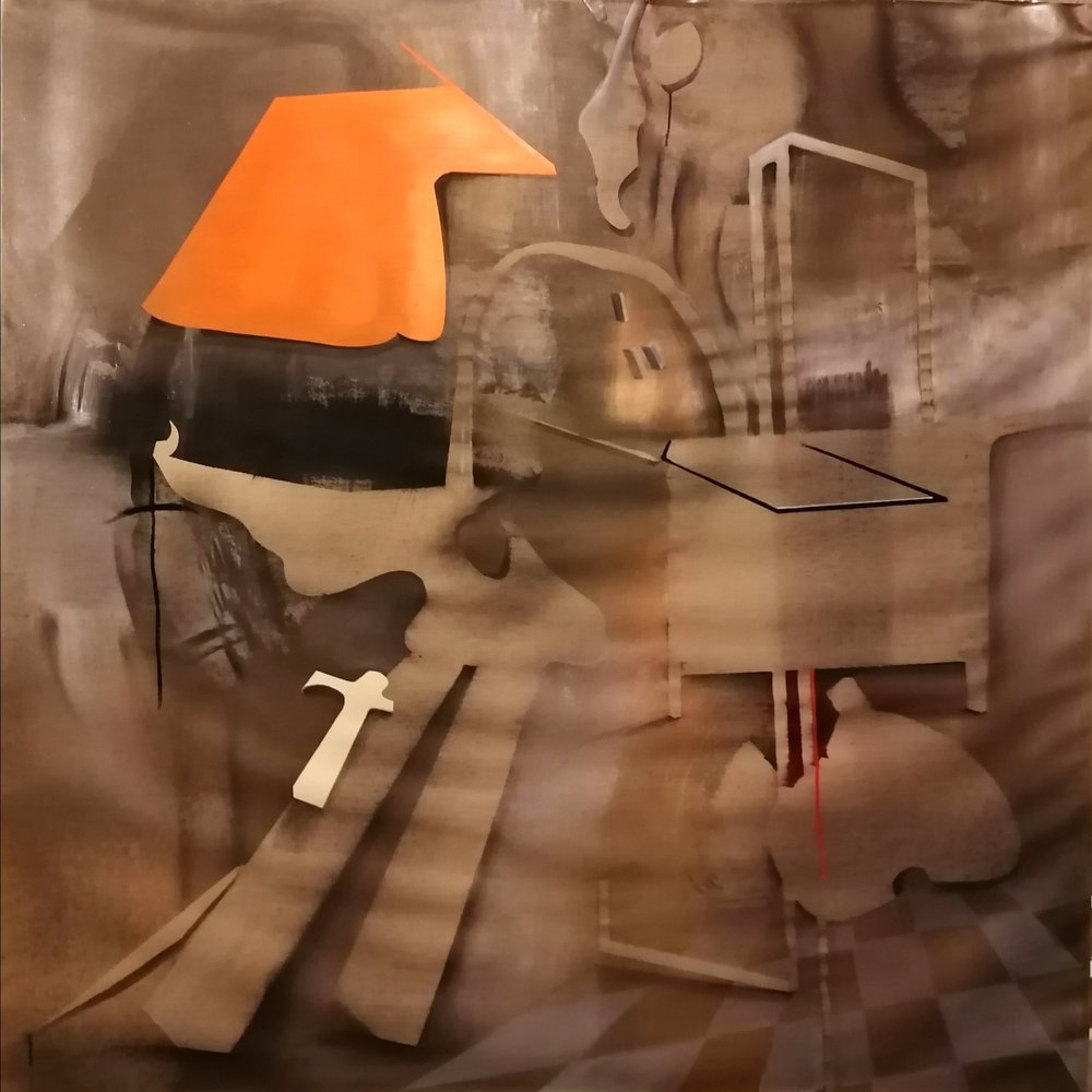 Vrstvená městská abstrakce od Stefano Mazzolini