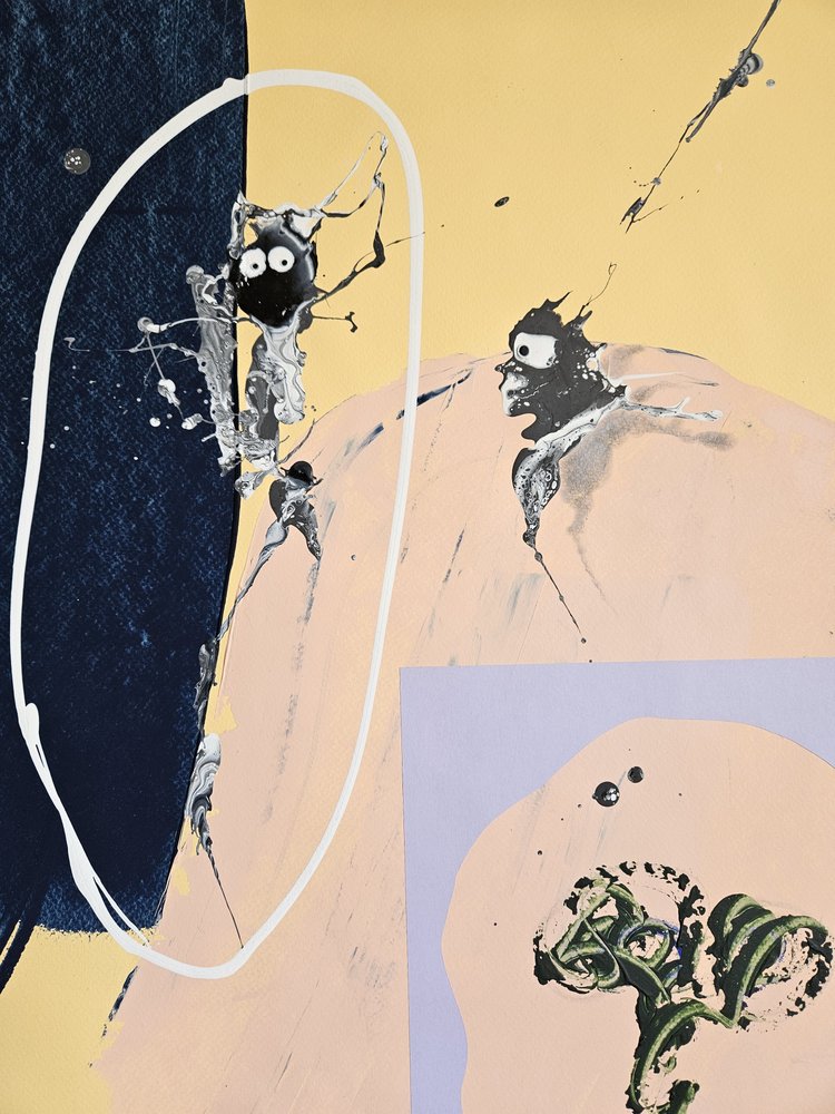 Surrealistické abstraktní postavy od Stefano Mazzolini