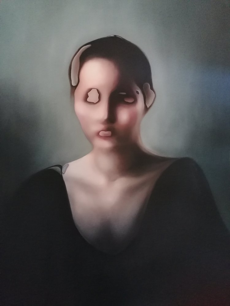 Surrealistický temný portrét od Stefano Mazzolini