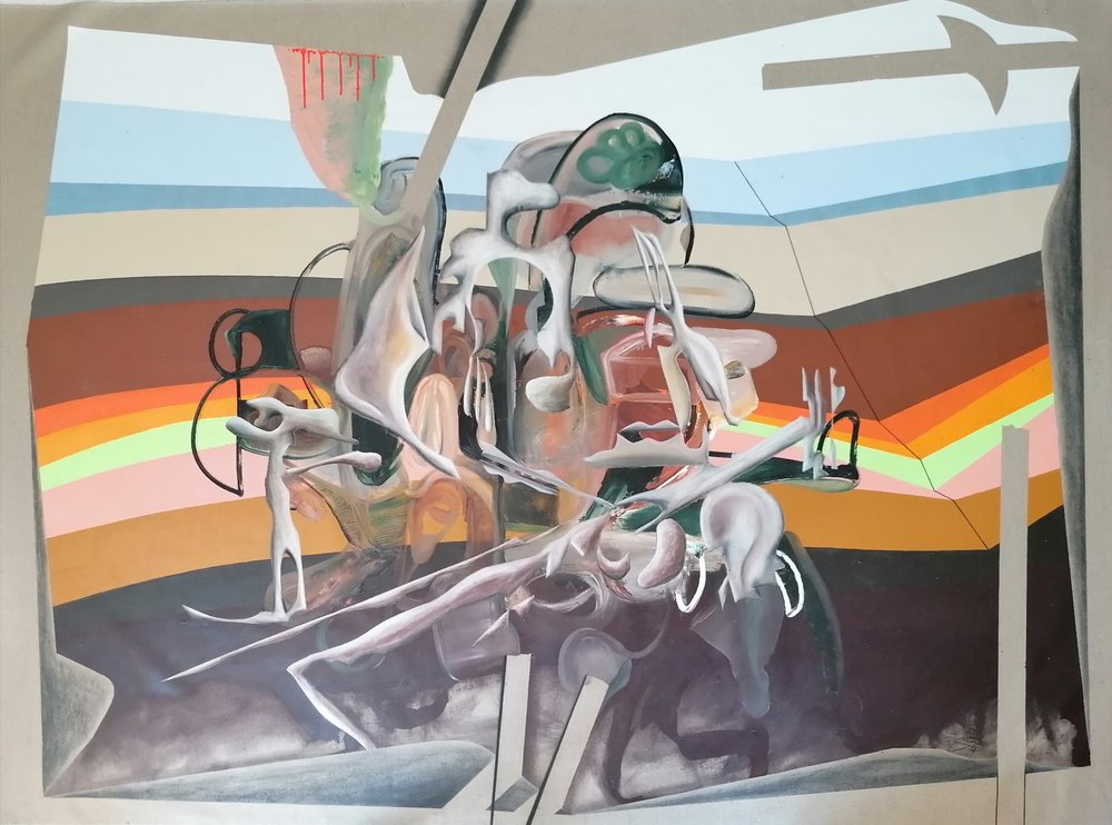 Surrealistické postavy snové krajiny od Stefano Mazzolini