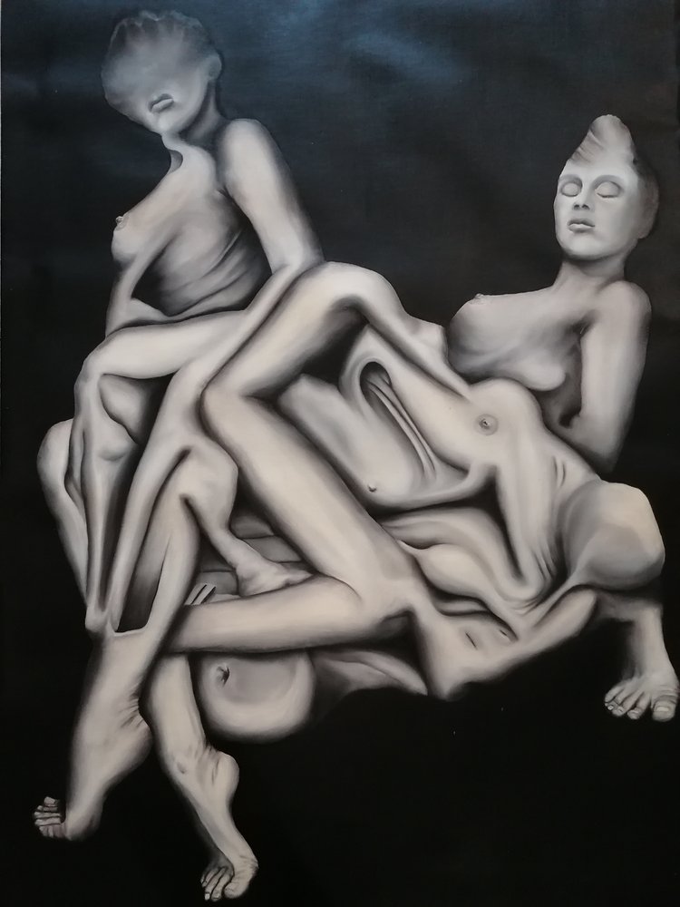 Surrealisticky propletené postavy od Stefano Mazzolini