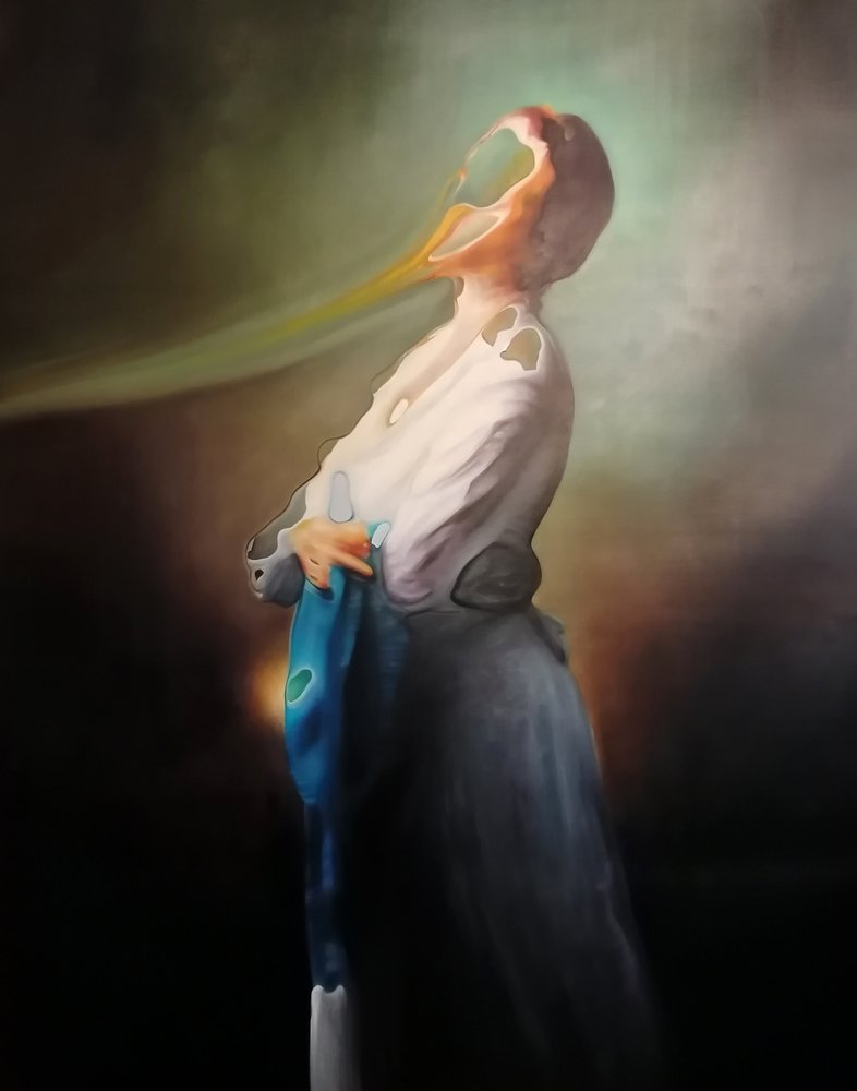 Zářící surrealistická žena od Stefano Mazzolini