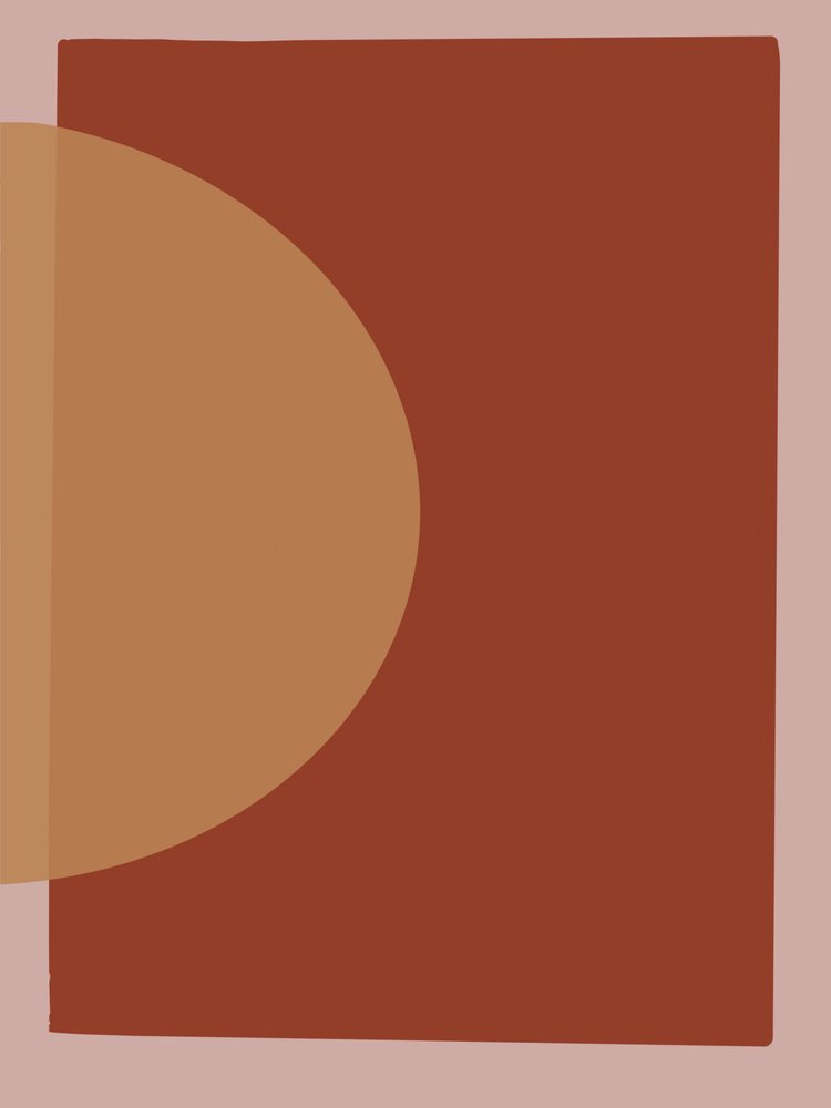 Teplá geometrická abstrakce od Studio Palette