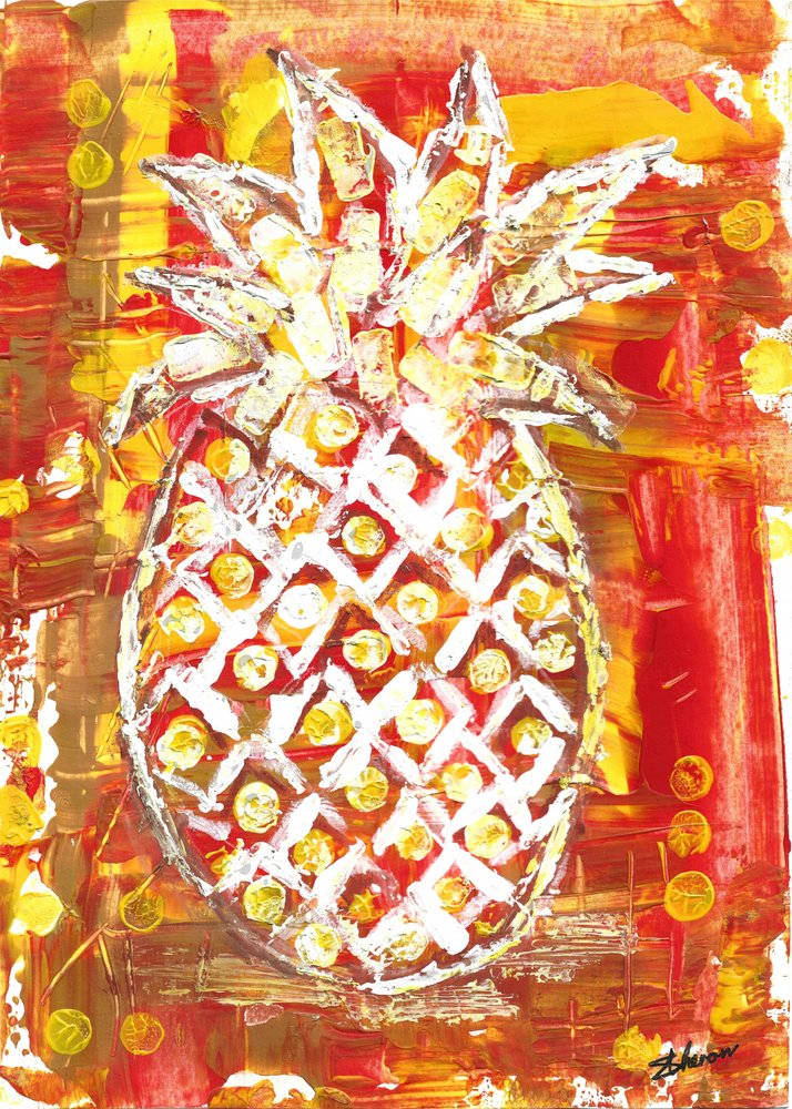 Zářivý tropický ananas od Sunet Theron
