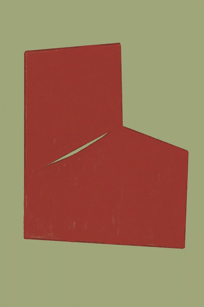 Minimal Red Slit od THE MIUUS STUDIO