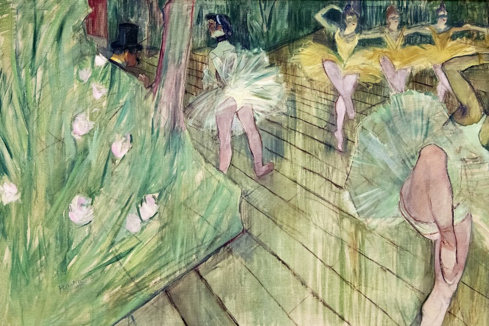 Baletní scéna (1886) od TOULOUSE LAUTREC