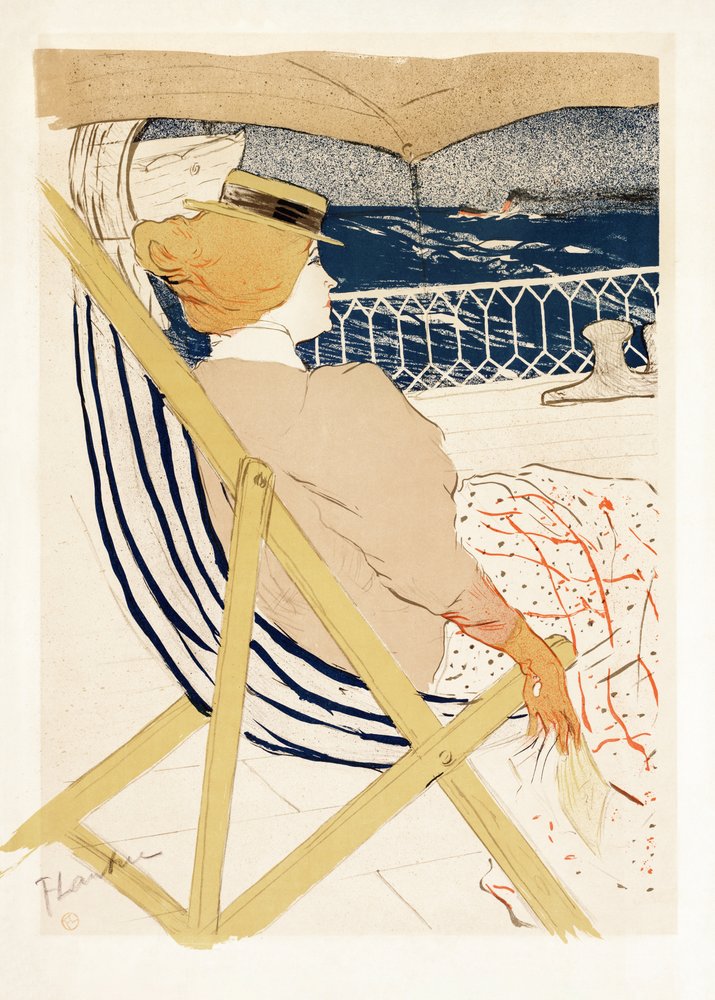 Cestující z čísla 54 (1896) od TOULOUSE LAUTREC