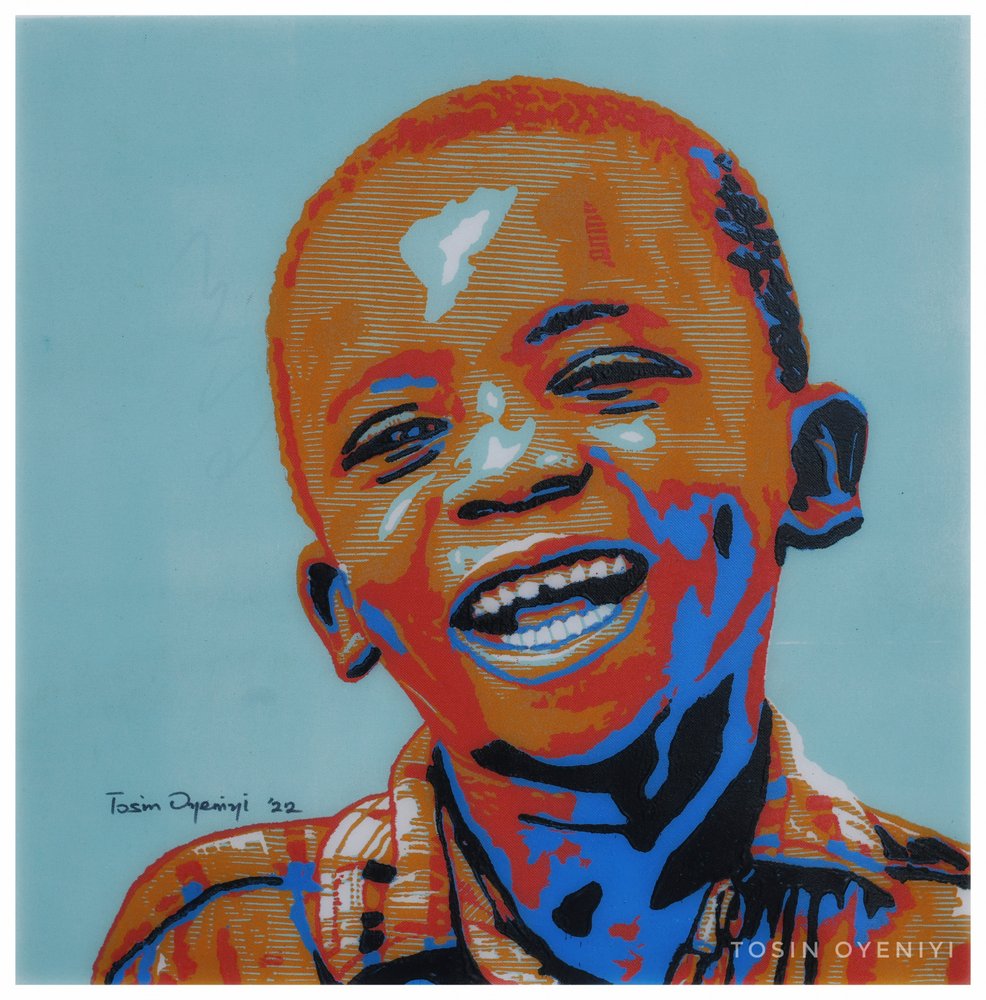 Happy Boy – pop art od Tosin Oyeniyi