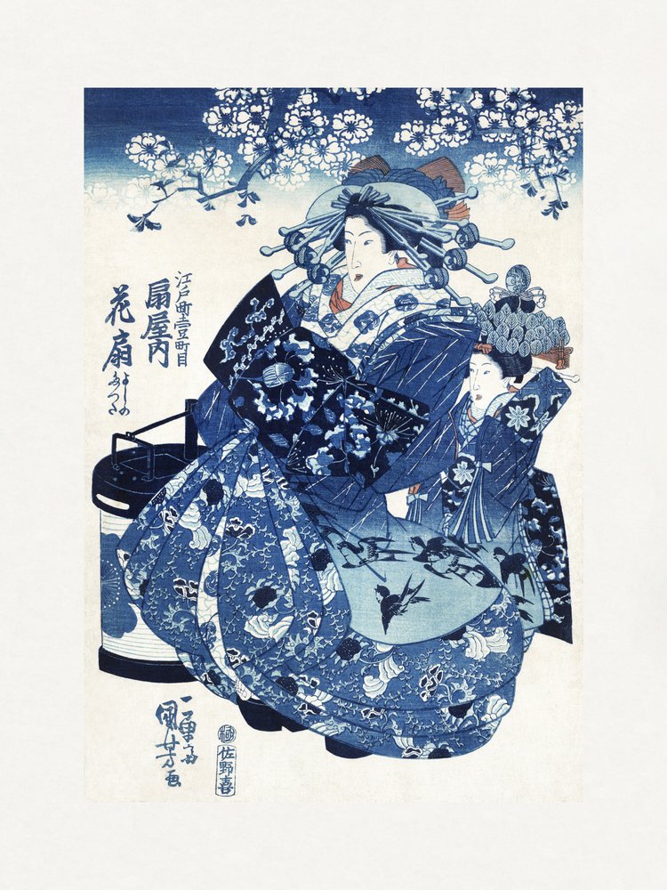 Japonka (1798–1861) od Utagawa Kuniyoshi