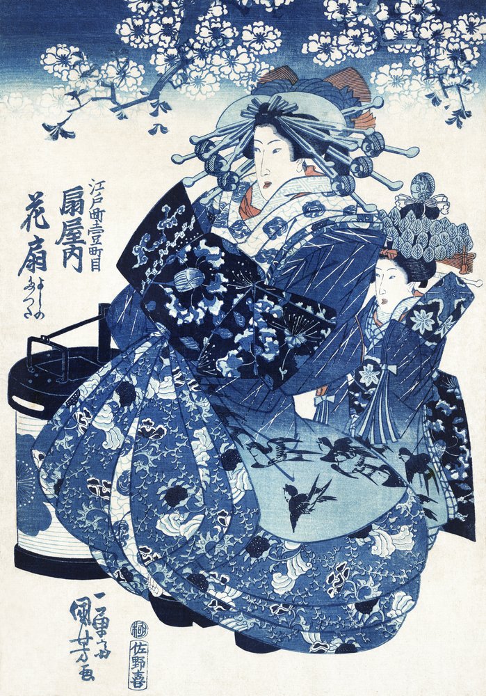Japonka (1798–1861) od Utagawa Kuniyoshi