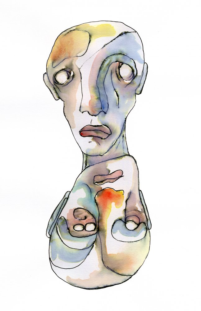 Surrealistický emocionální portrét od Wildemar Doomgriever