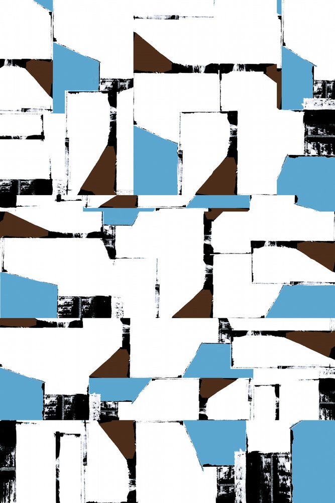 Abstraktní geometrická koláž od cartissi