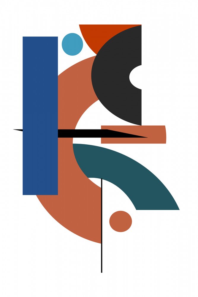 Abstraktní geometrická harmonie od cartissi