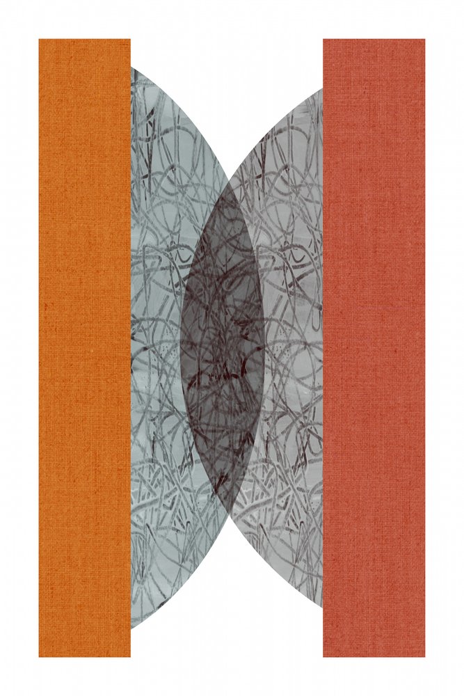 Abstraktní oranžová geometrie od cartissi