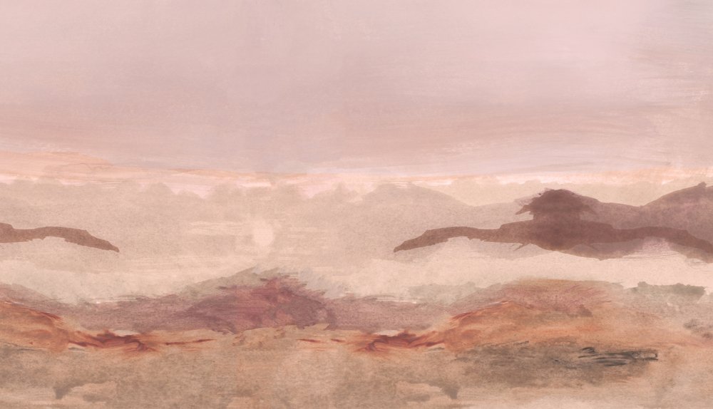 Abstrakt: Růžový horizont od cartissi