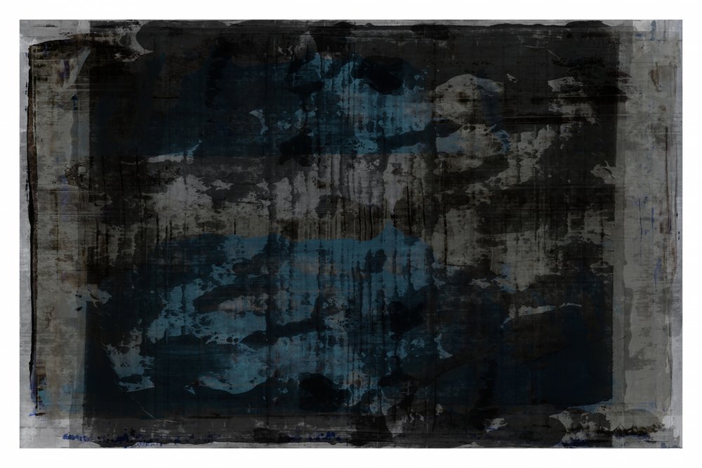 Tmavě modrý grunge – abstrakce od cartissi