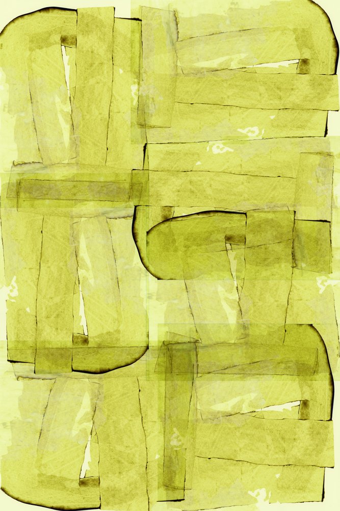 Abstrakt v odstínu Fluid Green od cartissi