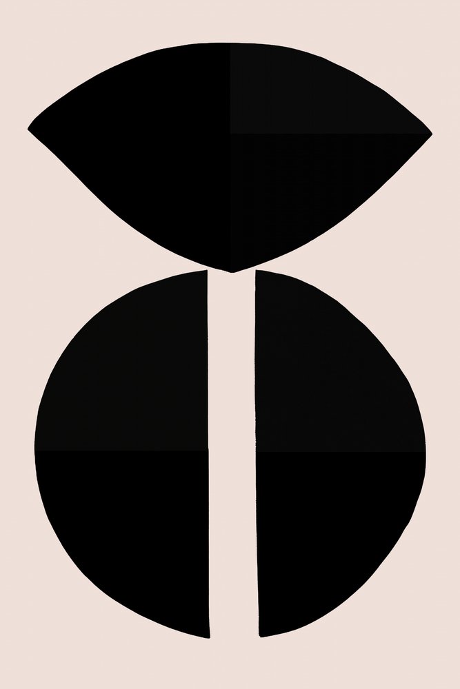 Geometrické černé tvary od cartissi