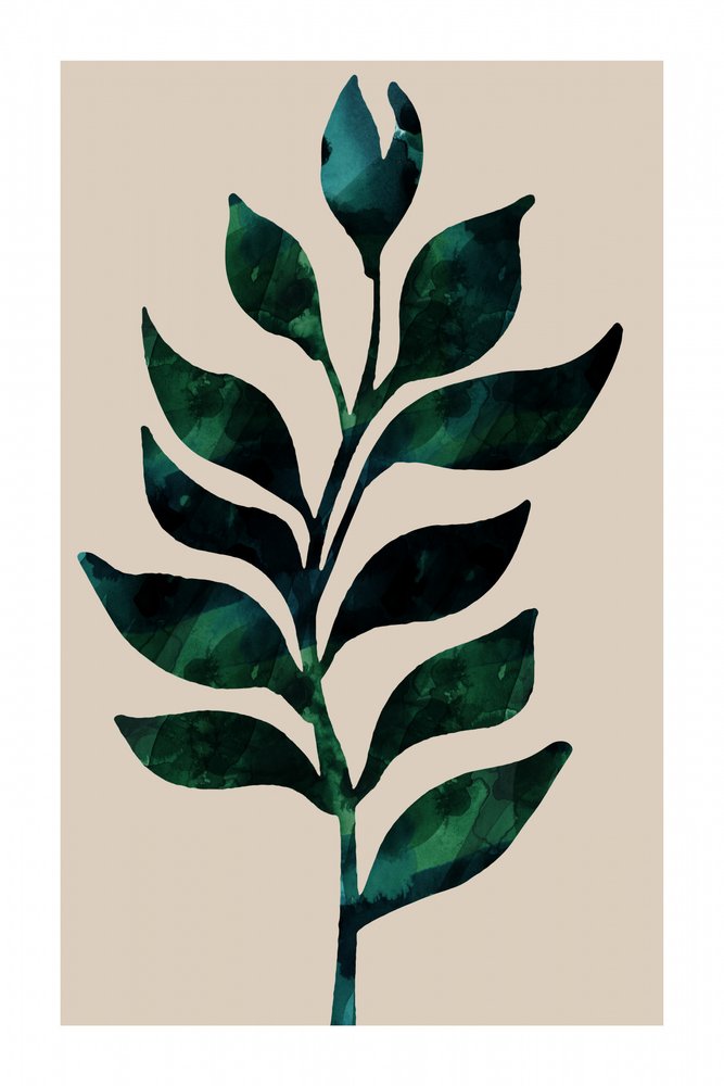 Zelená botanická stonka od cartissi