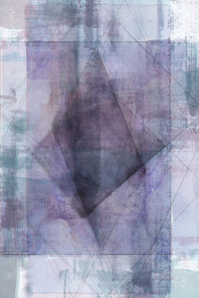 Vrstvená geometrická abstrakce od cartissi