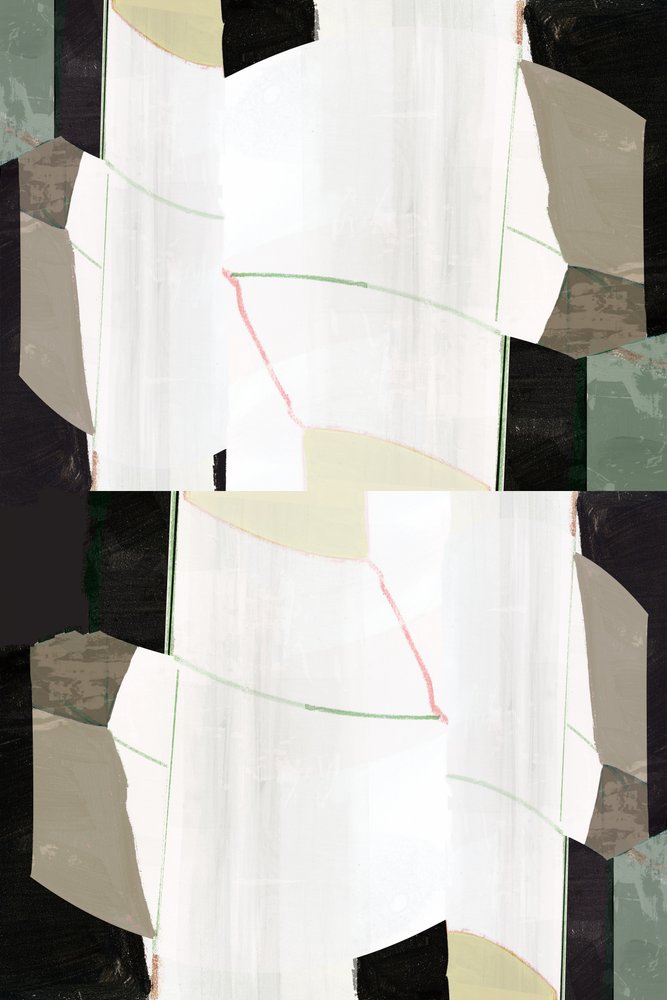 Vrstvená geometrická abstrakce od cartissi