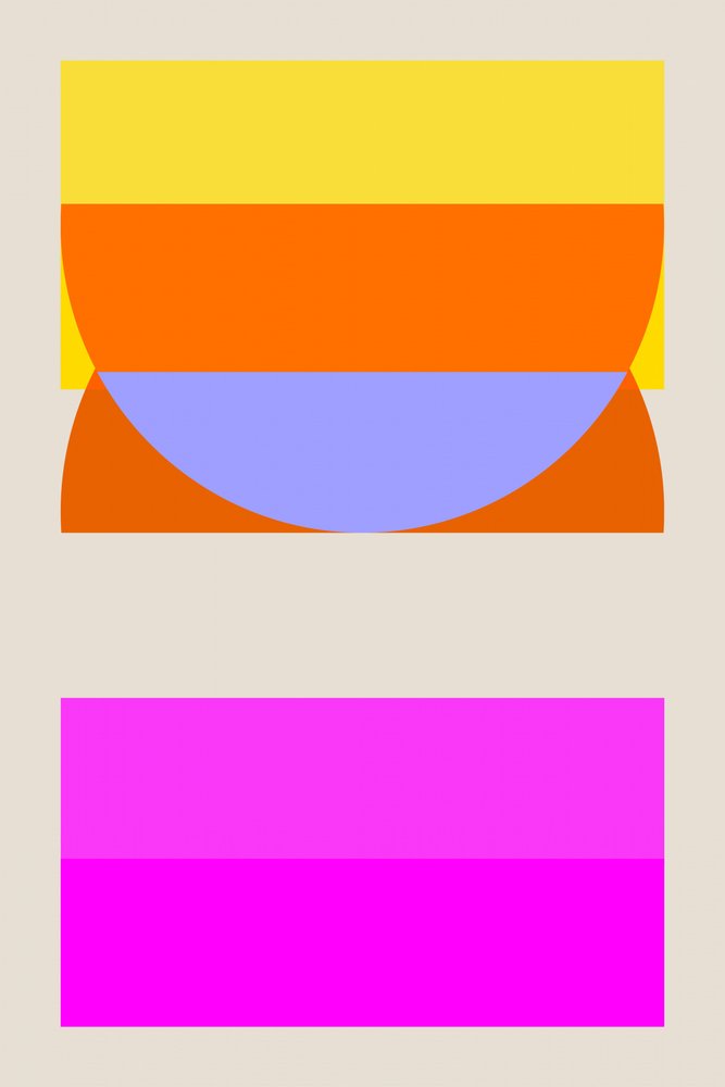 Vrstvené geometrické barvy od cartissi