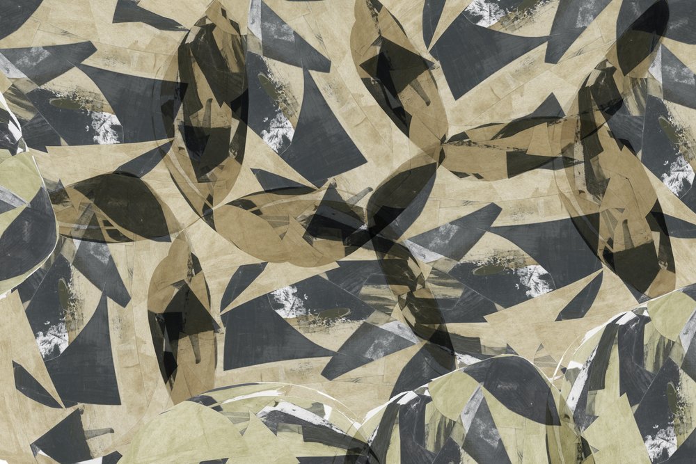Vrstvené geometrické listy od cartissi