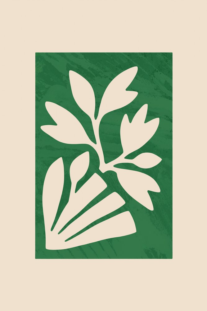 Minimalistický botanický výřez od cartissi