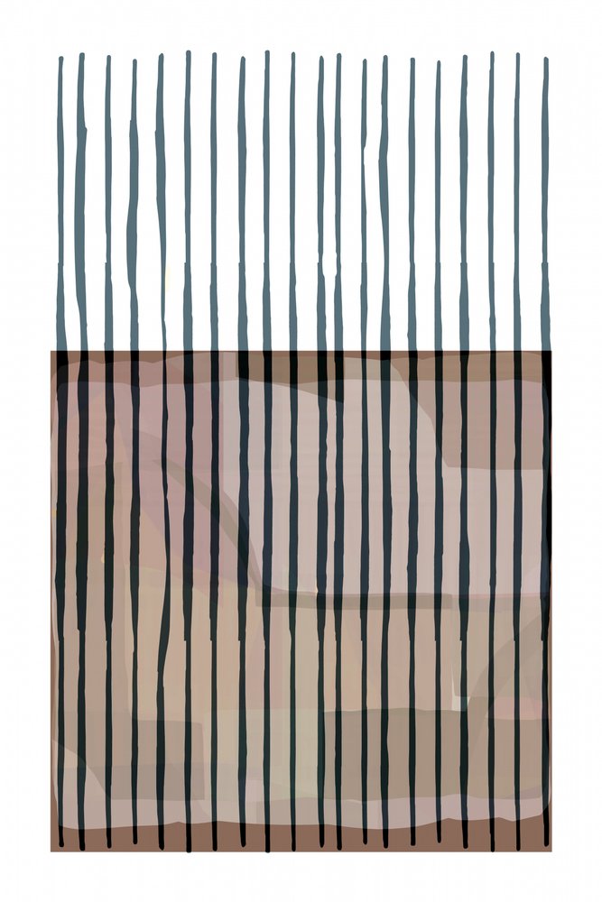 Minimalistické pruhy v zemitých tónech od cartissi