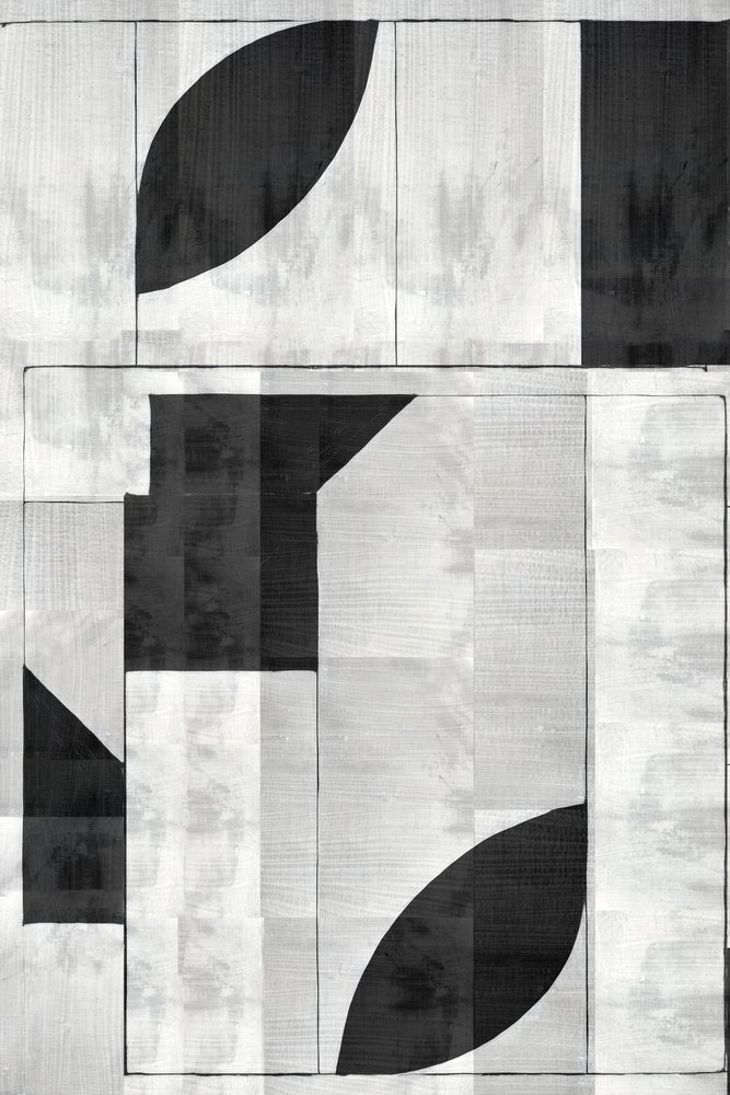 Moderní geometrický monochromatický styl od cartissi